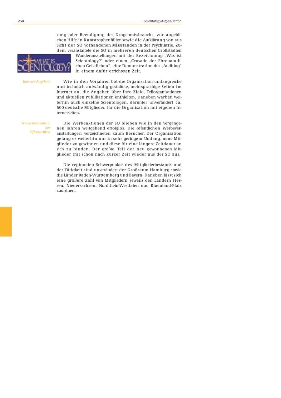 Seite 251 des Verfassungsschutzbericht 2002 Bund
