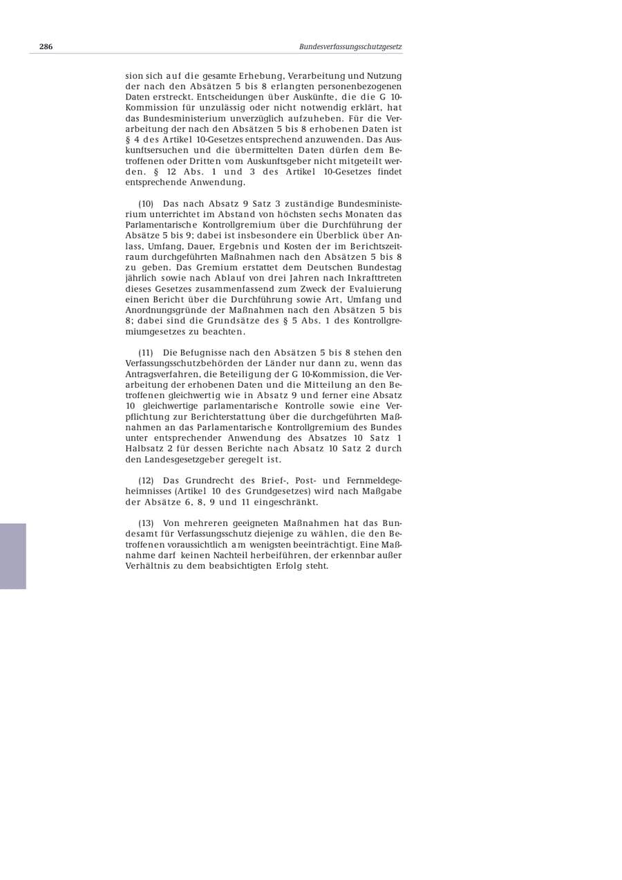 Seite 287 des Verfassungsschutzbericht 2002 Bund