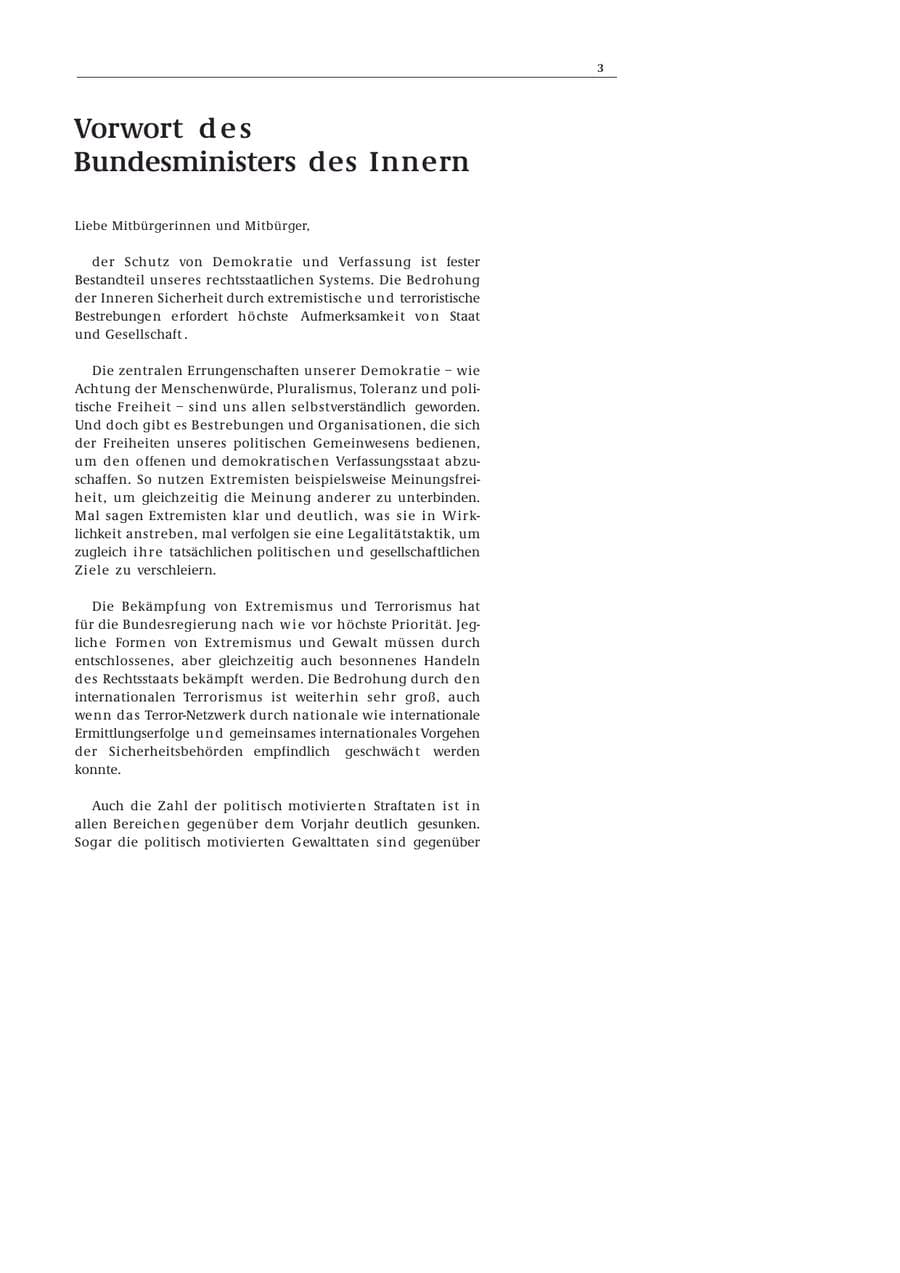 Seite 4 des Verfassungsschutzbericht 2002 Bund