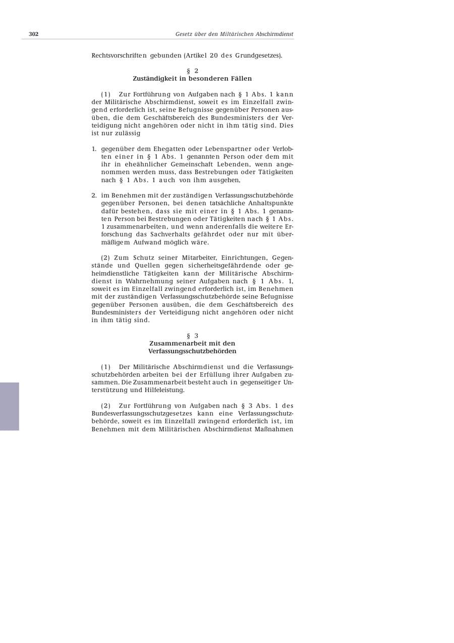 Seite 303 des Verfassungsschutzbericht 2002 Bund