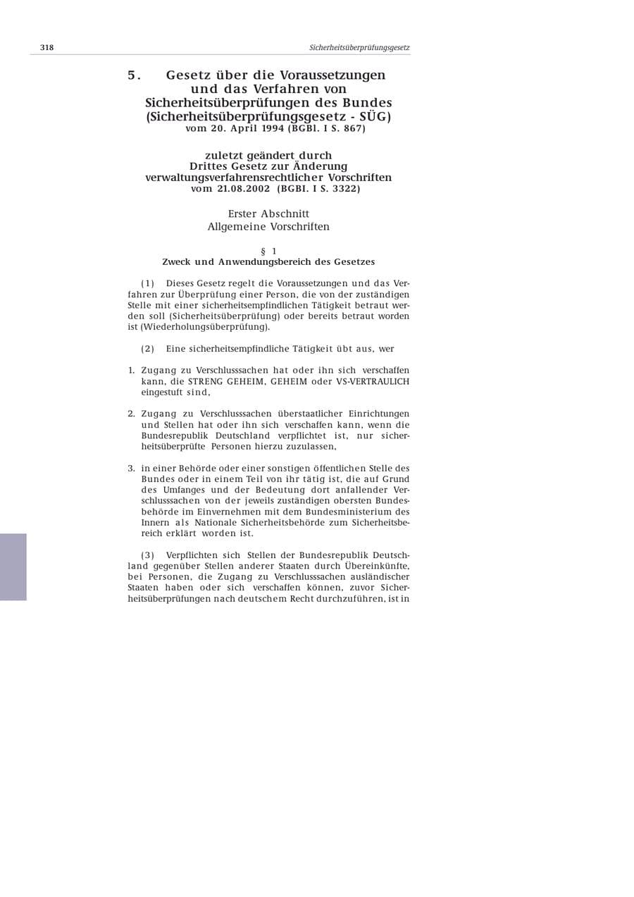 Seite 319 des Verfassungsschutzbericht 2002 Bund