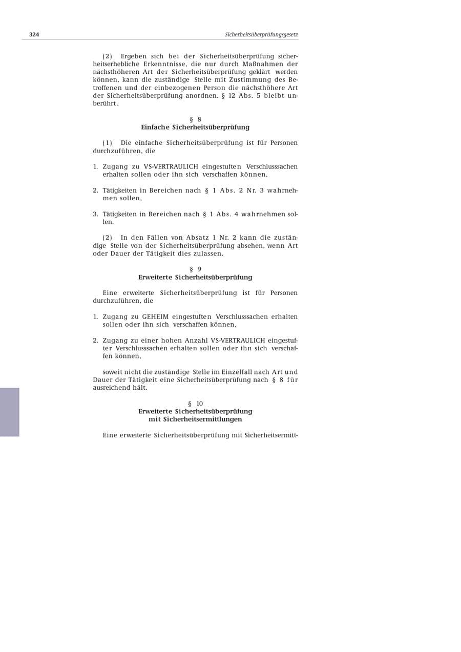 Seite 325 des Verfassungsschutzbericht 2002 Bund