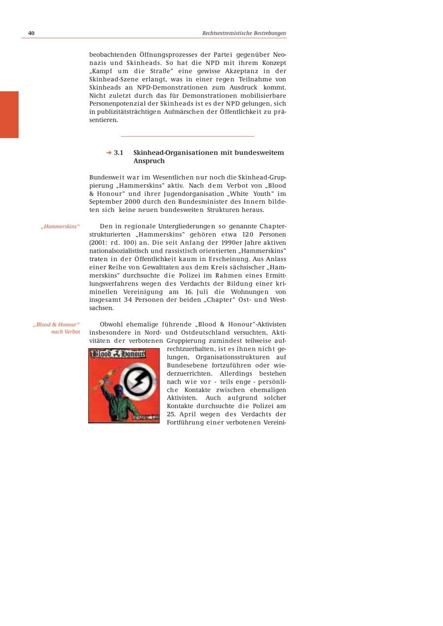 Seite 41 des Verfassungsschutzbericht 2002 Bund