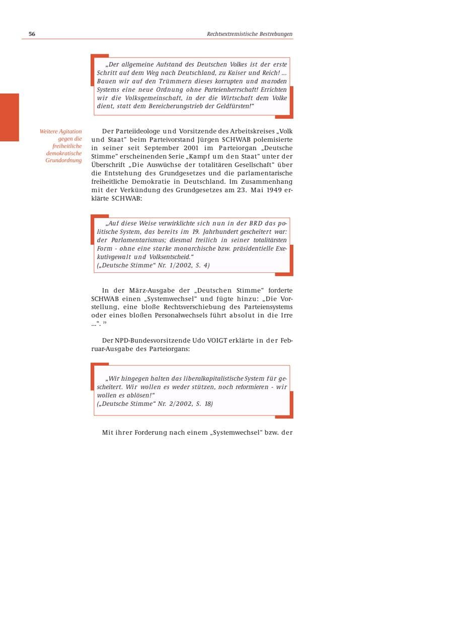 Seite 57 des Verfassungsschutzbericht 2002 Bund