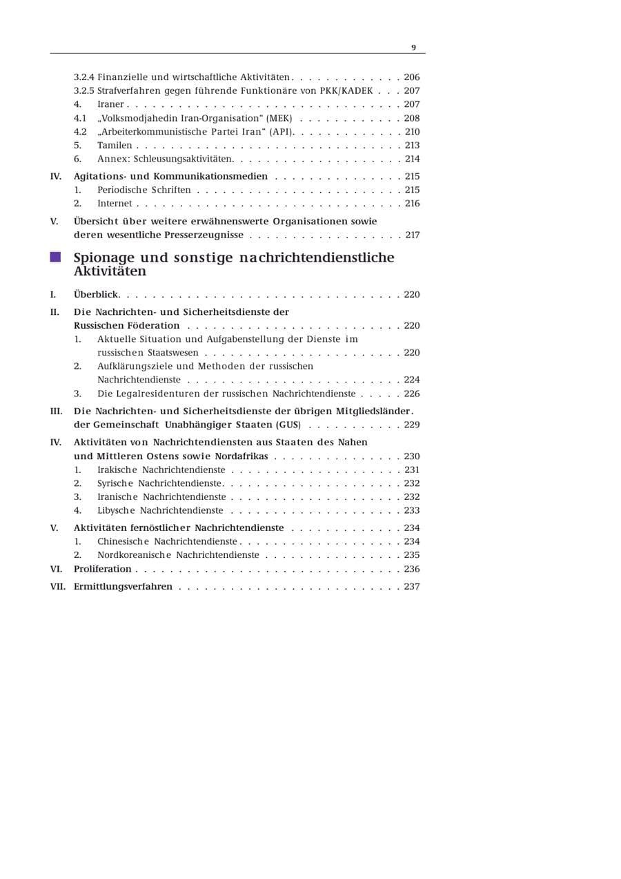 Seite 10 des Verfassungsschutzbericht 2002 Bund