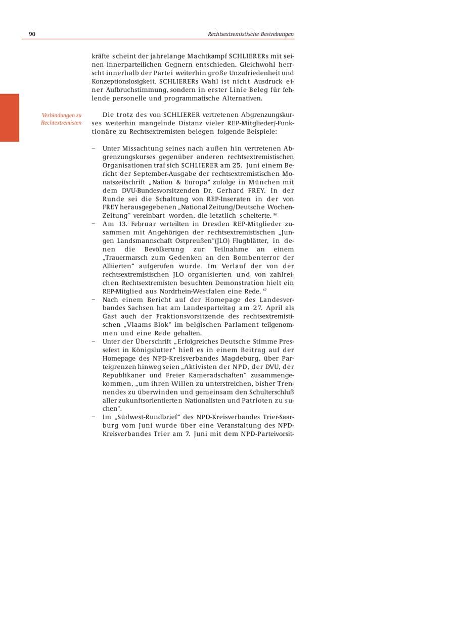 Seite 91 des Verfassungsschutzbericht 2002 Bund