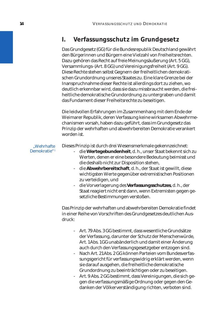 Seite 15 des Verfassungsschutzbericht 2003 Bund