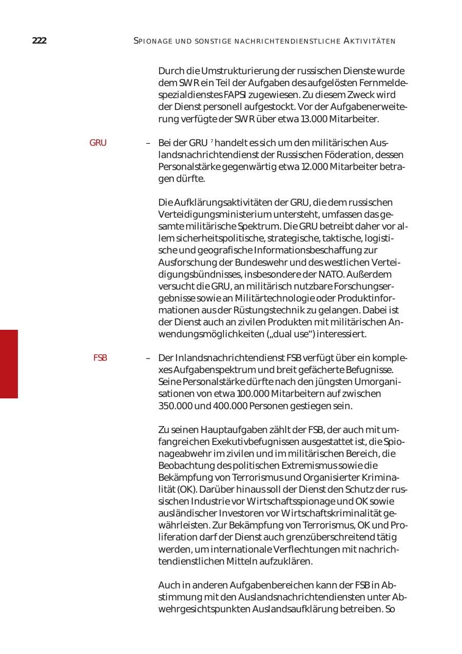 Seite 223 des Verfassungsschutzbericht 2003 Bund