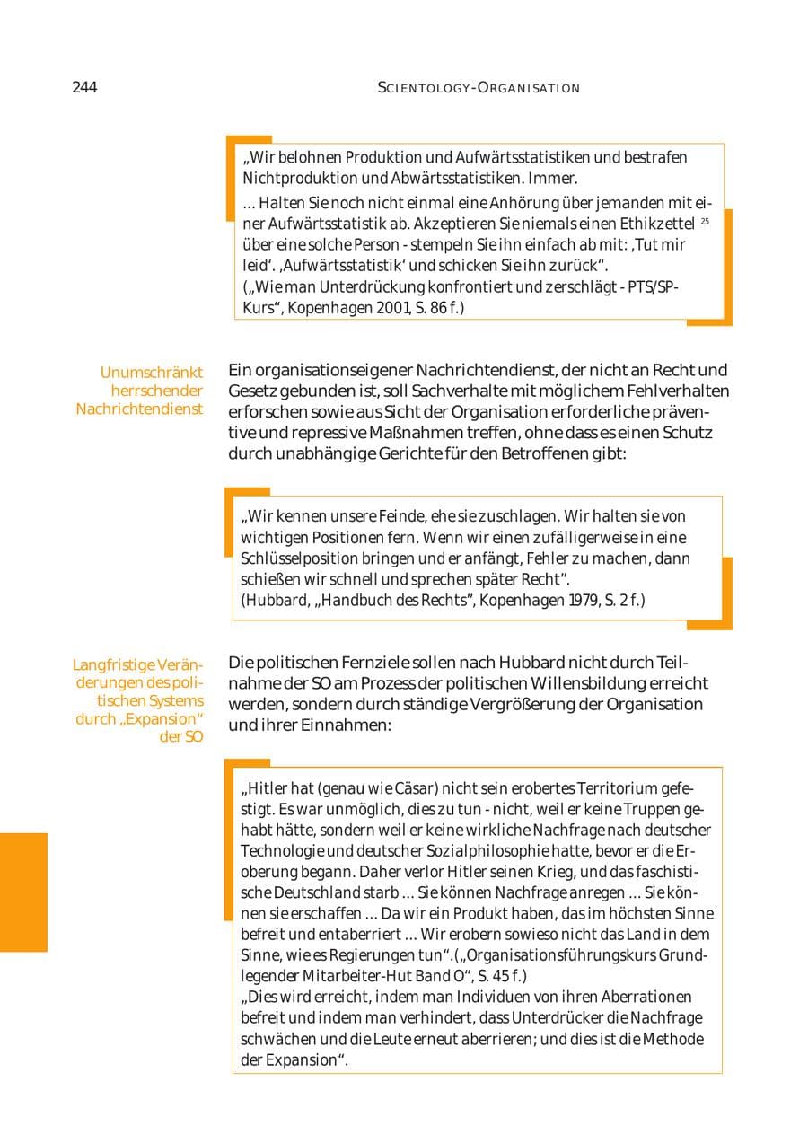 Seite 245 des Verfassungsschutzbericht 2003 Bund