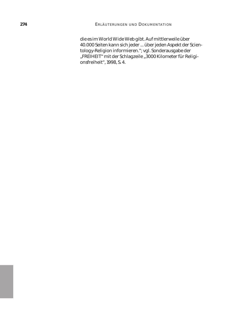 Seite 275 des Verfassungsschutzbericht 2003 Bund