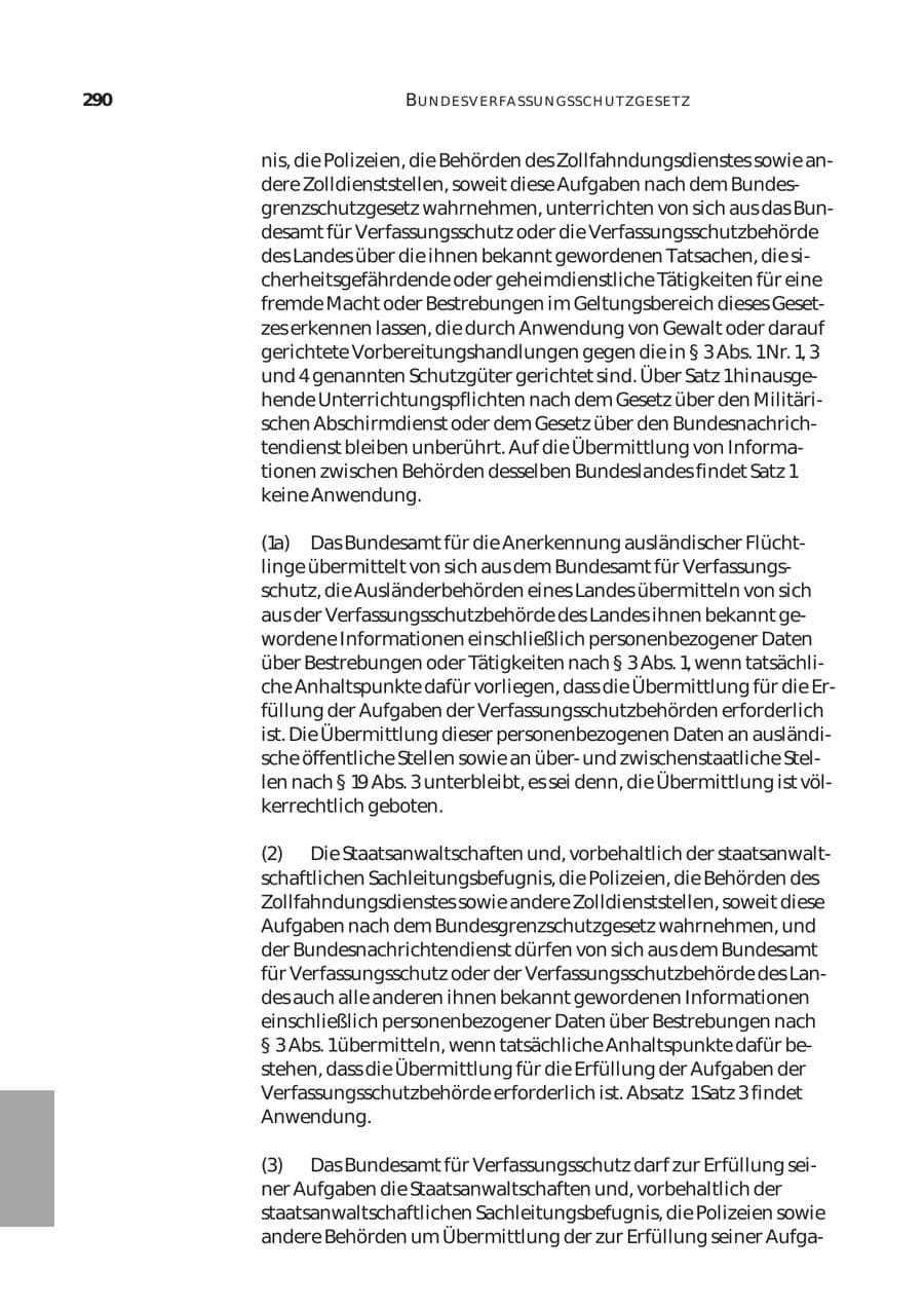 Seite 291 des Verfassungsschutzbericht 2003 Bund