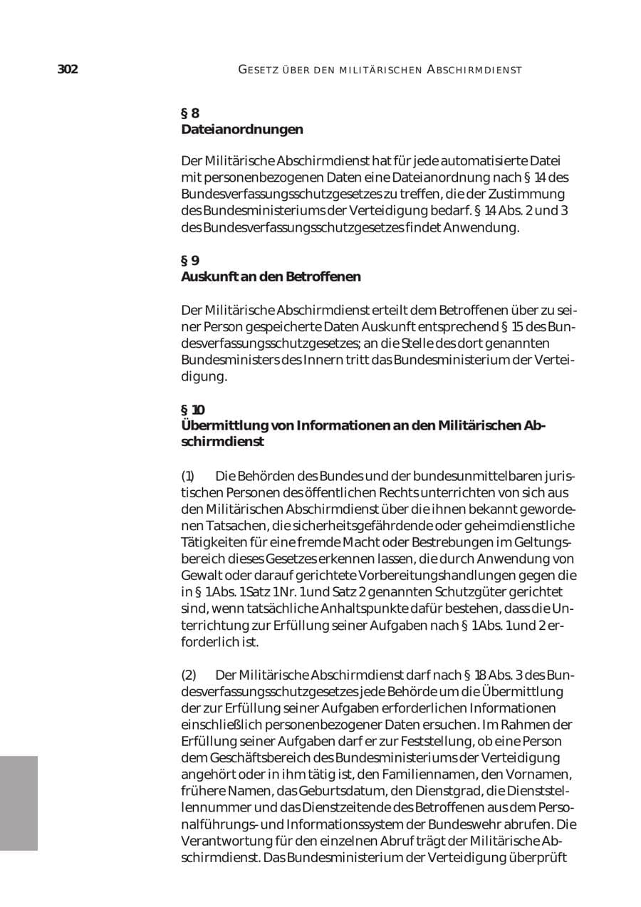 Seite 303 des Verfassungsschutzbericht 2003 Bund