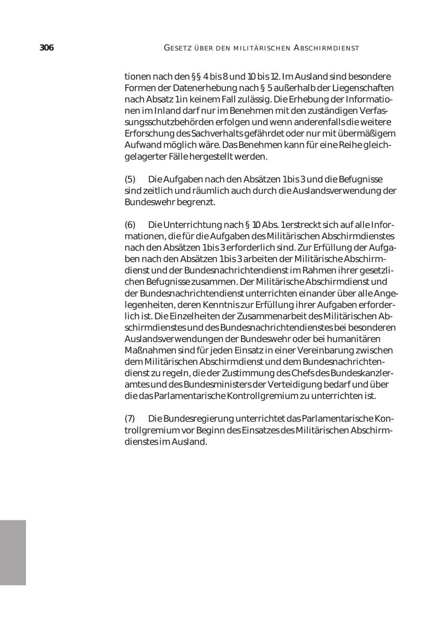 Seite 307 des Verfassungsschutzbericht 2003 Bund
