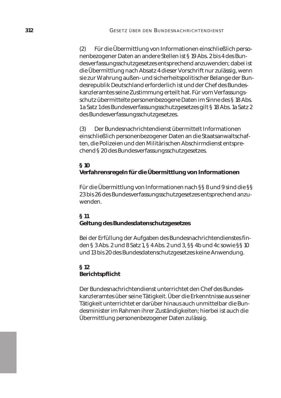 Seite 313 des Verfassungsschutzbericht 2003 Bund