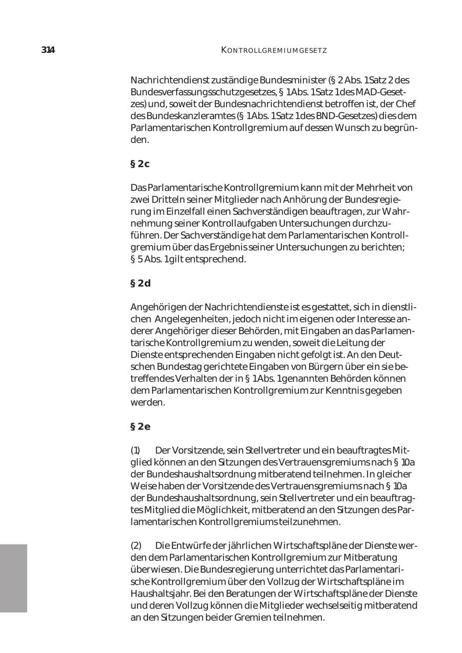 Seite 315 des Verfassungsschutzbericht 2003 Bund