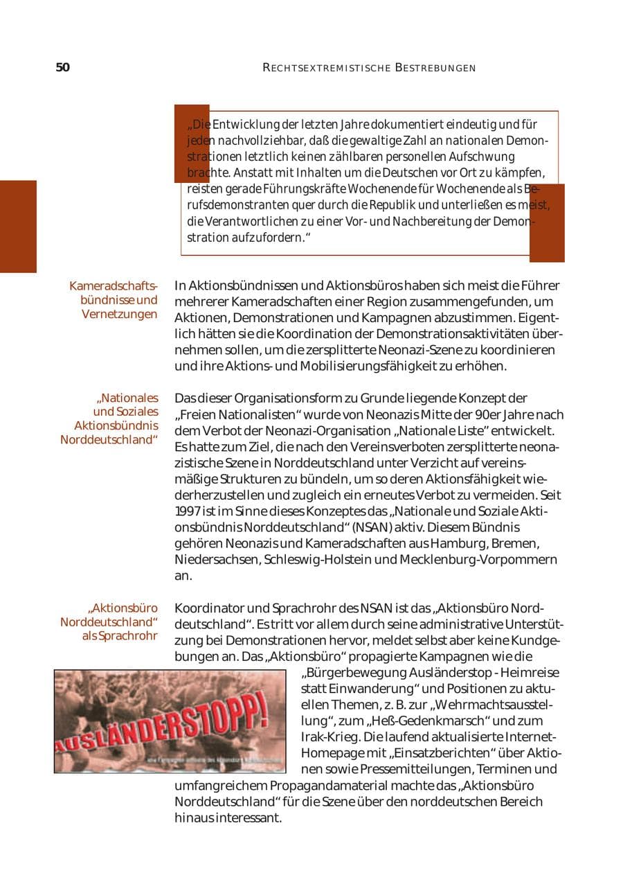 Seite 51 des Verfassungsschutzbericht 2003 Bund