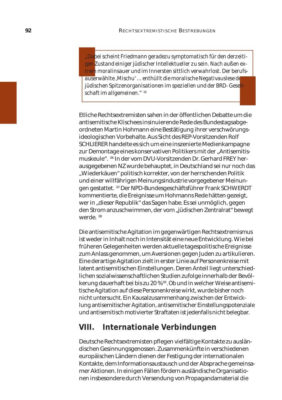 Seite 93 des Verfassungsschutzbericht 2003 Bund