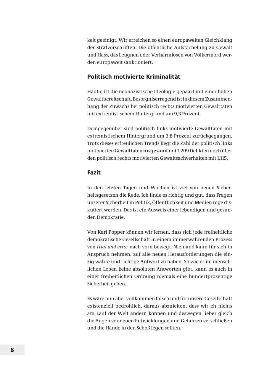 Seite 11 des Verfassungsschutzbericht 2006 Bund