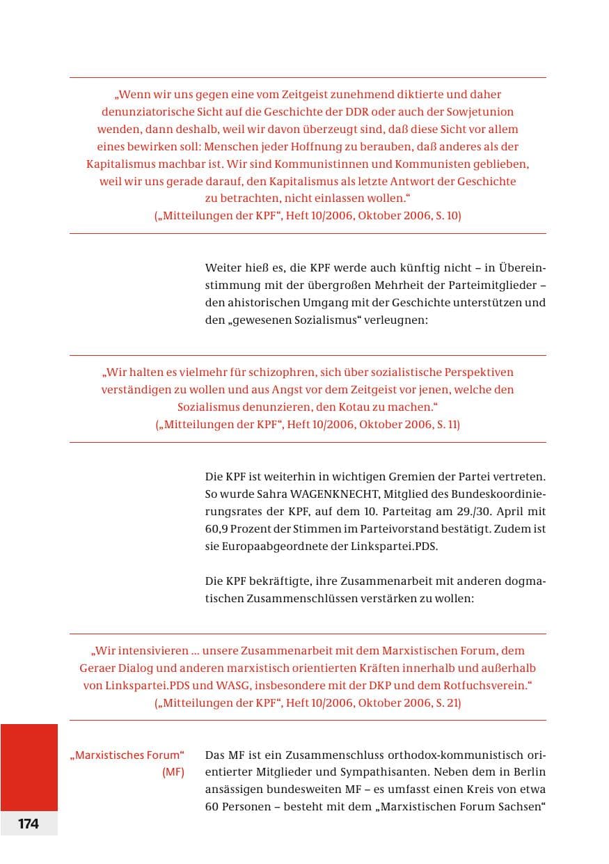 Seite 177 des Verfassungsschutzbericht 2006 Bund