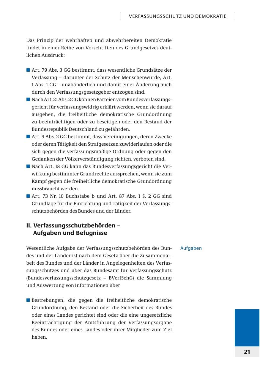 Seite 24 des Verfassungsschutzbericht 2006 Bund