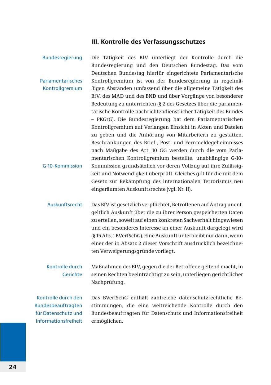 Seite 27 des Verfassungsschutzbericht 2006 Bund