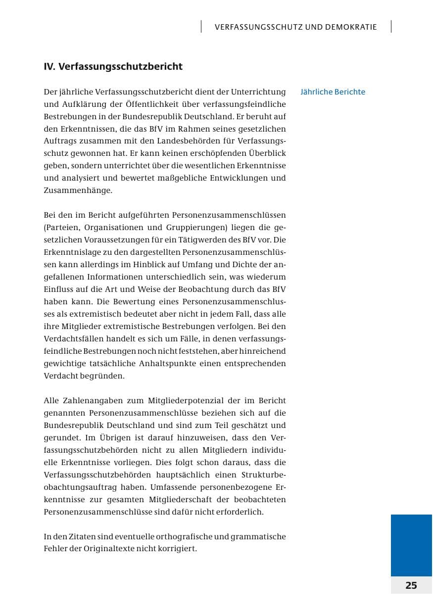 Seite 28 des Verfassungsschutzbericht 2006 Bund