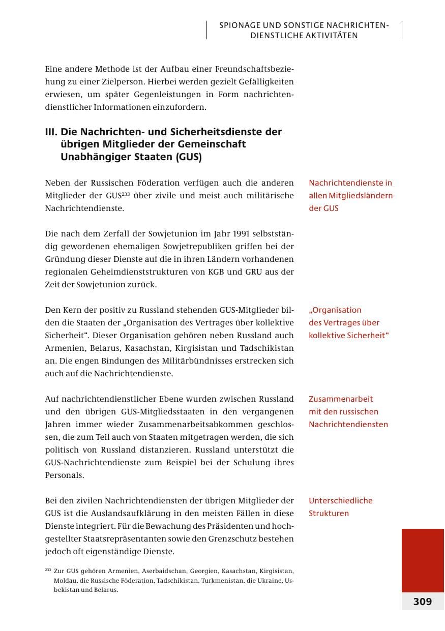 Seite 312 des Verfassungsschutzbericht 2006 Bund
