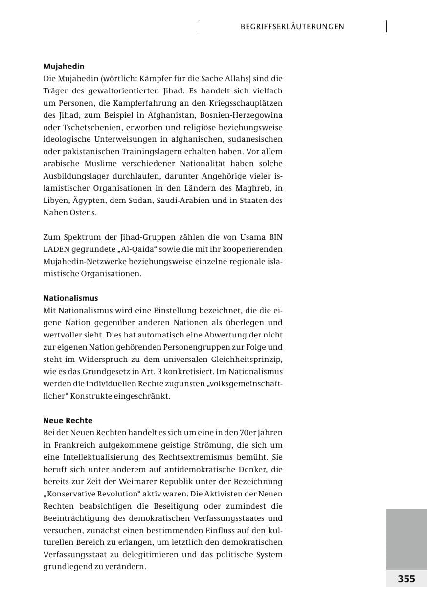 Seite 358 des Verfassungsschutzbericht 2006 Bund