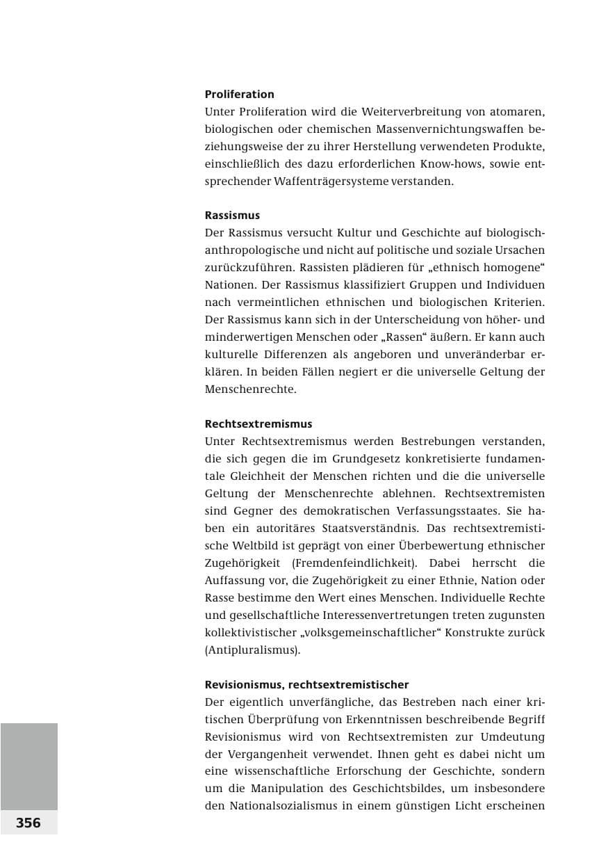 Seite 359 des Verfassungsschutzbericht 2006 Bund