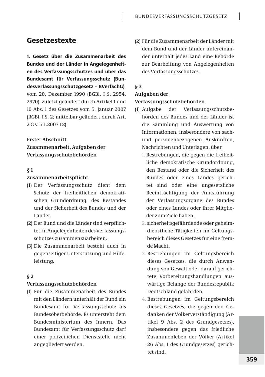 Seite 362 des Verfassungsschutzbericht 2006 Bund