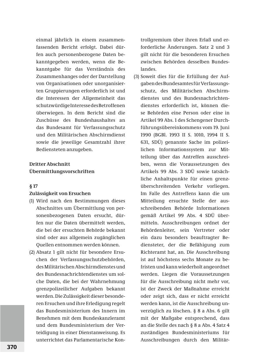 Seite 373 des Verfassungsschutzbericht 2006 Bund