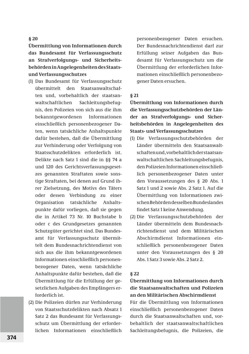 Seite 377 des Verfassungsschutzbericht 2006 Bund