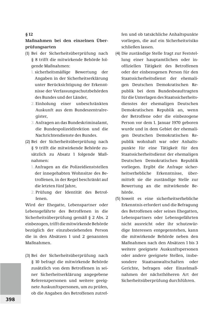 Seite 401 des Verfassungsschutzbericht 2006 Bund