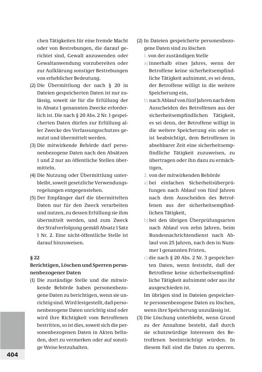 Seite 407 des Verfassungsschutzbericht 2006 Bund