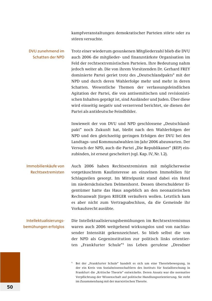 Seite 53 des Verfassungsschutzbericht 2006 Bund