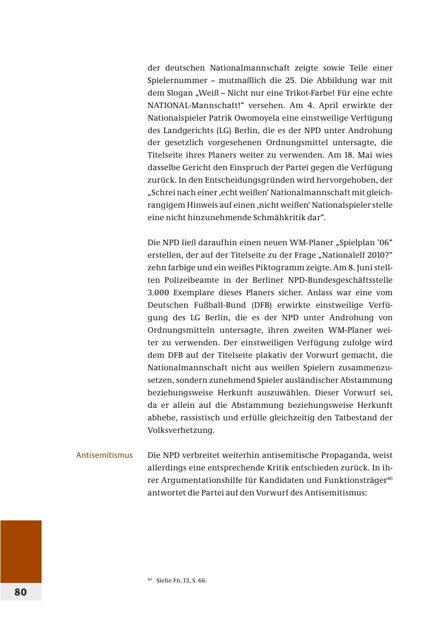 Seite 83 des Verfassungsschutzbericht 2006 Bund