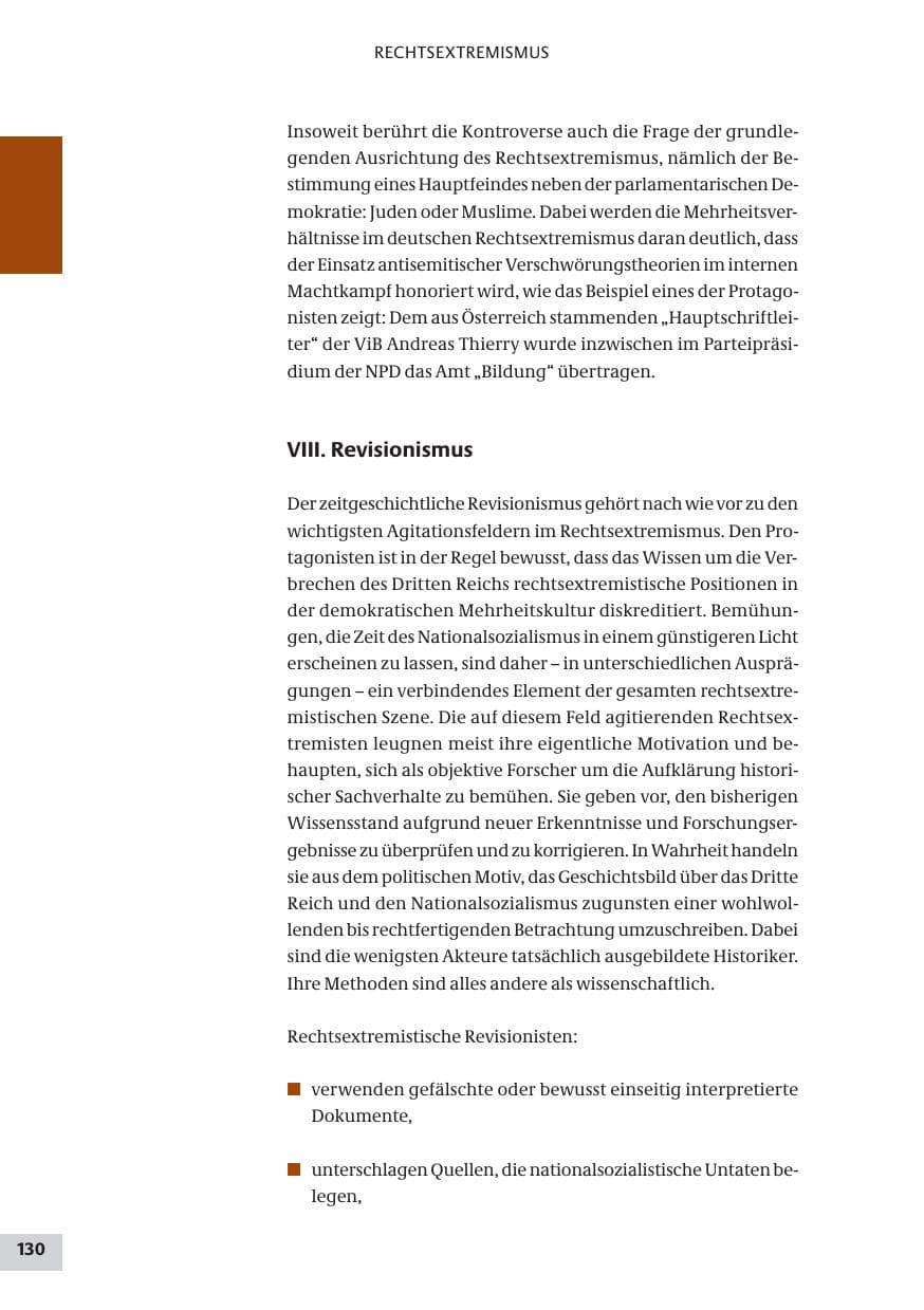 Seite 130 des Verfassungsschutzbericht 2009 Bund