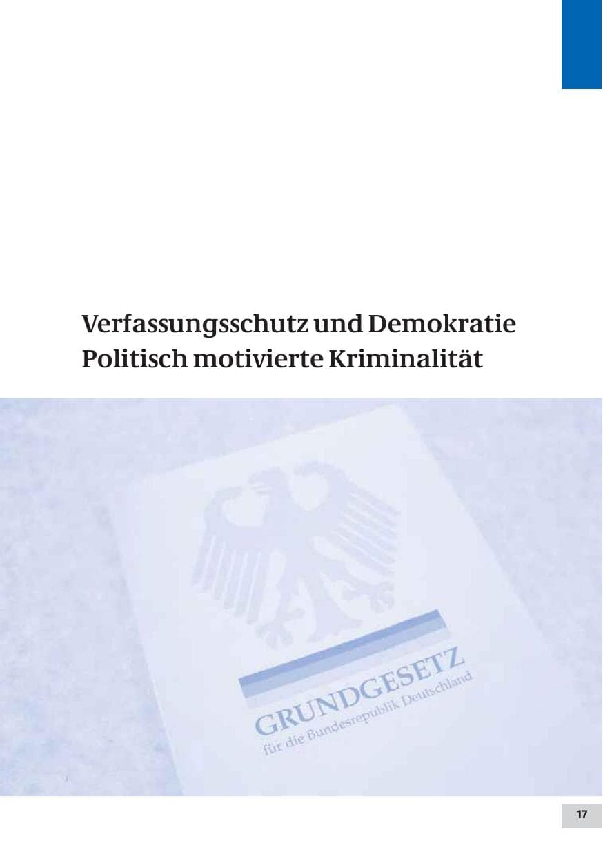 Seite 17 des Verfassungsschutzbericht 2009 Bund