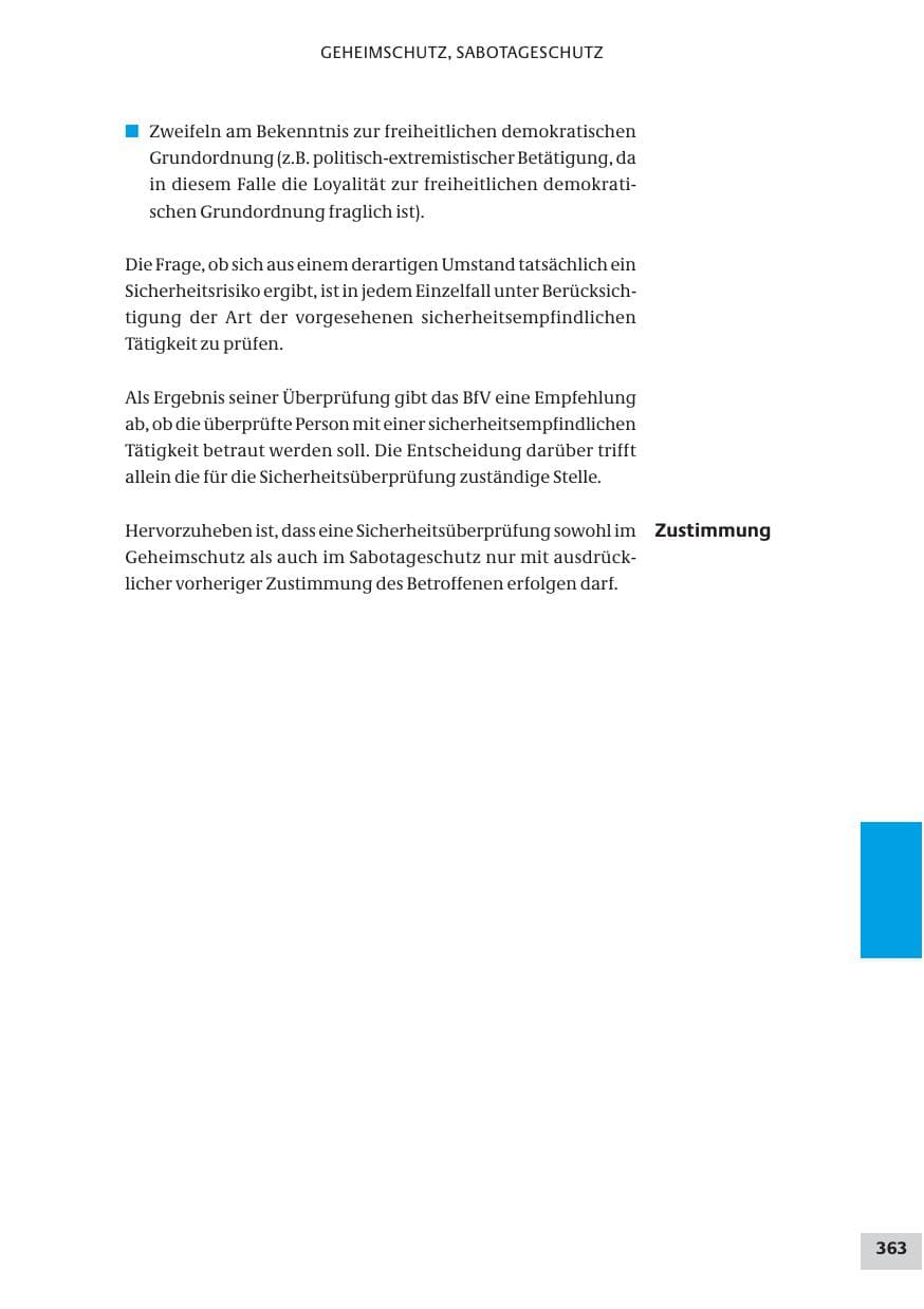 Seite 363 des Verfassungsschutzbericht 2009 Bund