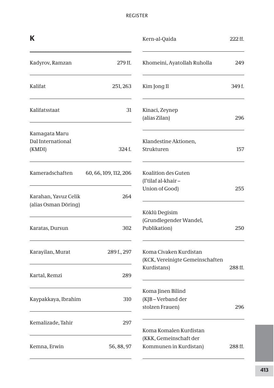 Seite 413 des Verfassungsschutzbericht 2009 Bund
