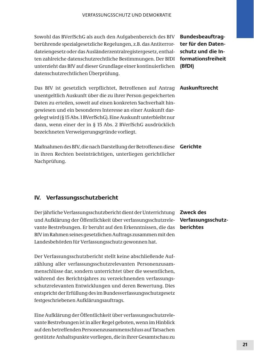 Seite 21 des Verfassungsschutzbericht 2010 Bund