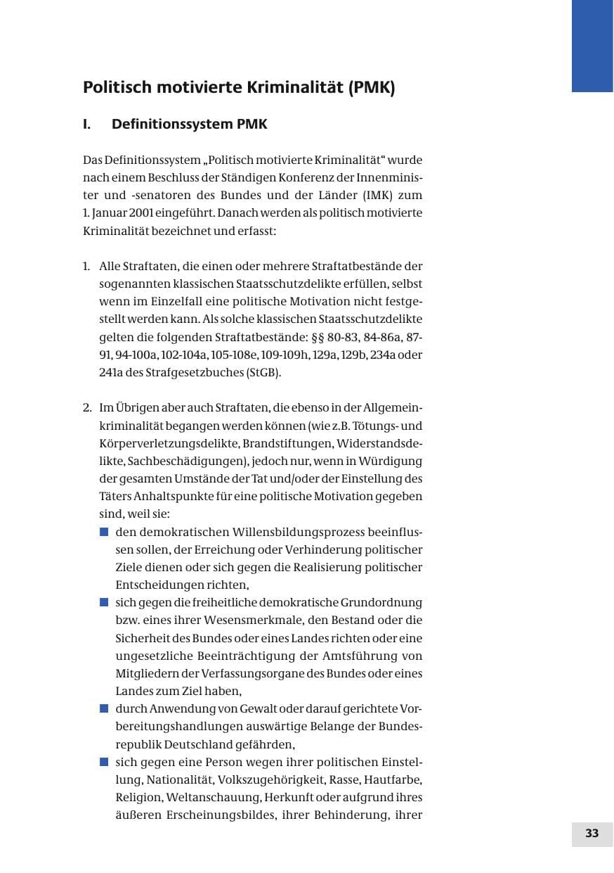 Seite 33 des Verfassungsschutzbericht 2010 Bund