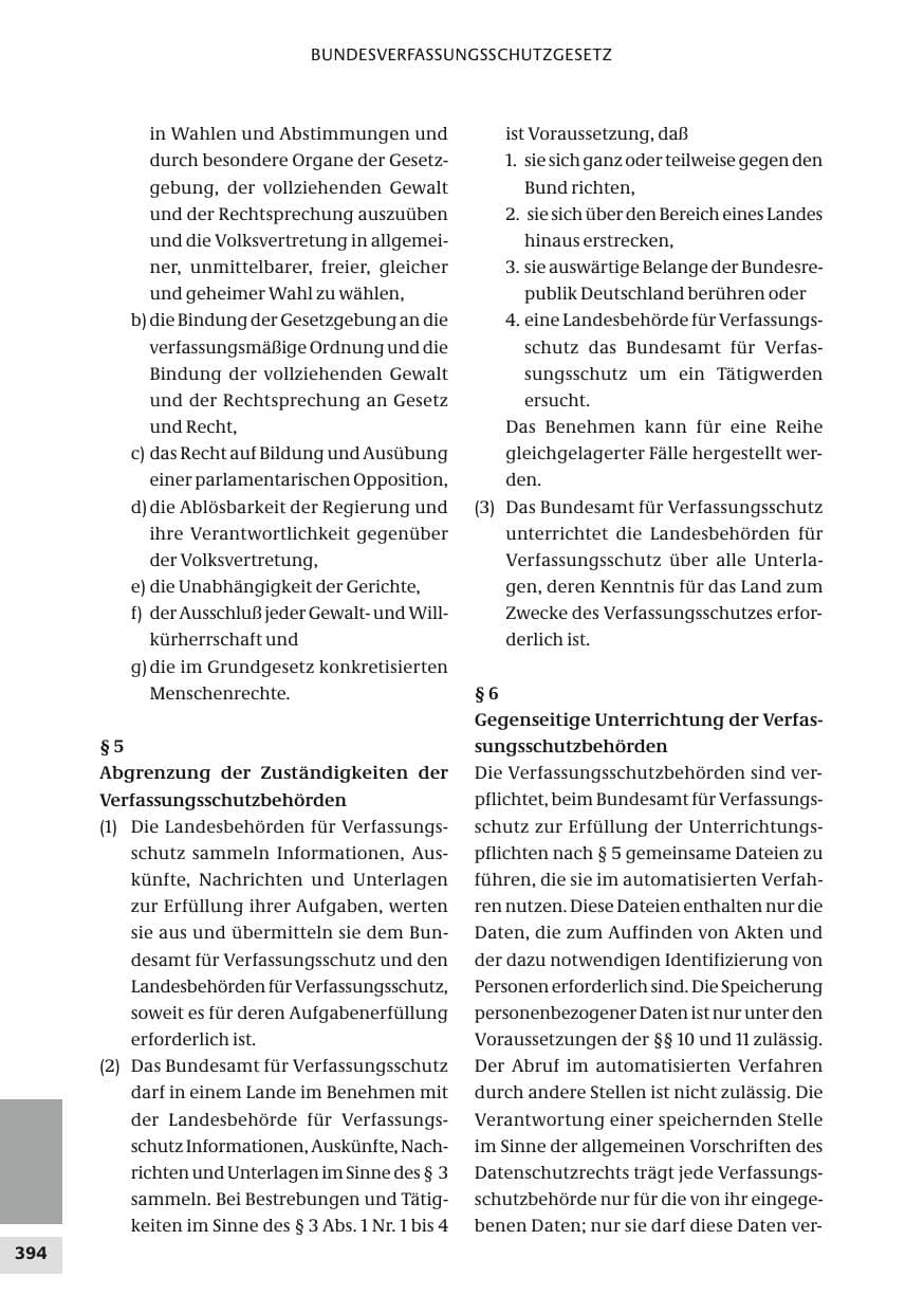 Seite 394 des Verfassungsschutzbericht 2010 Bund
