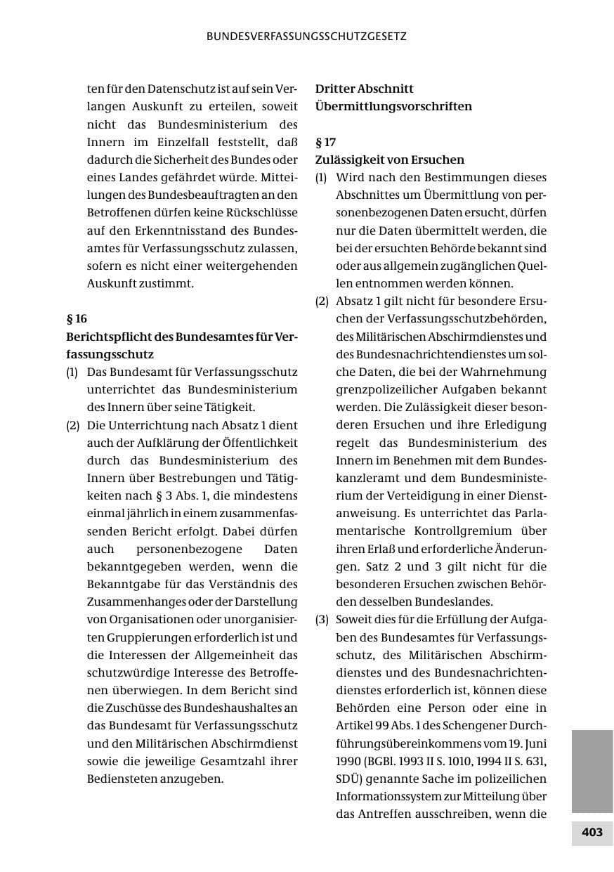 Seite 403 des Verfassungsschutzbericht 2010 Bund