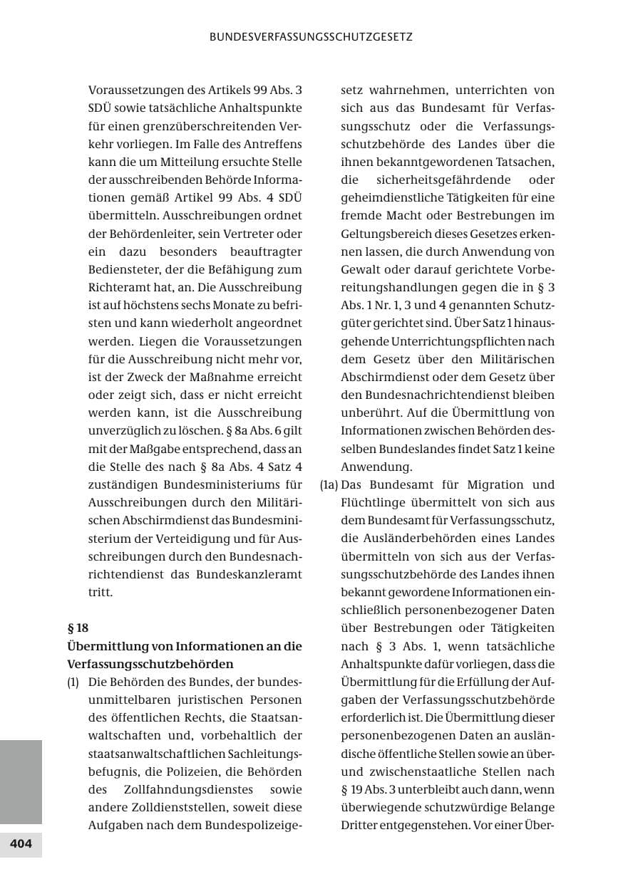 Seite 404 des Verfassungsschutzbericht 2010 Bund