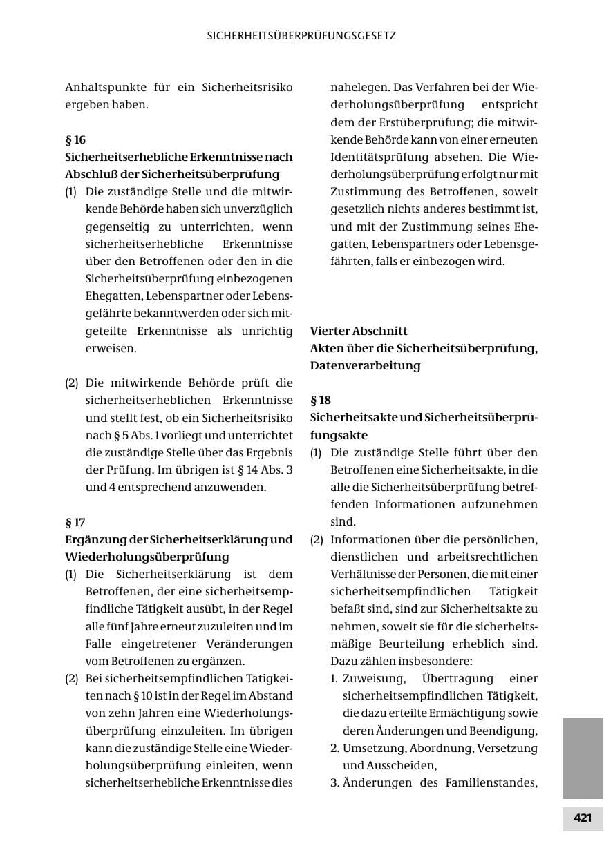 Seite 421 des Verfassungsschutzbericht 2010 Bund