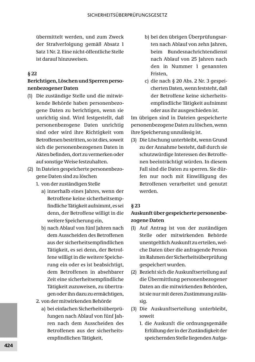 Seite 424 des Verfassungsschutzbericht 2010 Bund