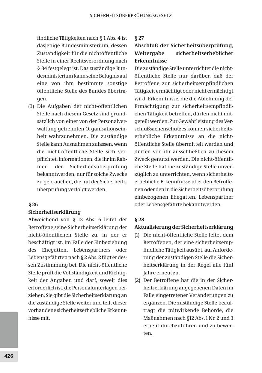 Seite 426 des Verfassungsschutzbericht 2010 Bund