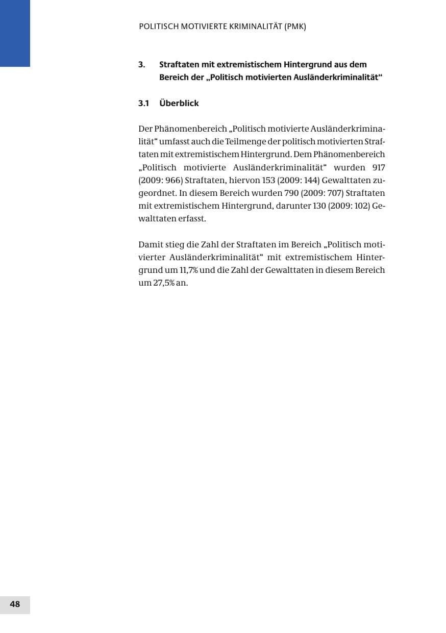 Seite 48 des Verfassungsschutzbericht 2010 Bund