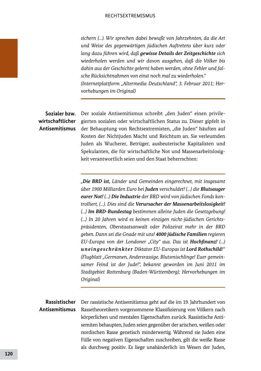 Seite 119 des Verfassungsschutzbericht 2011 Bund